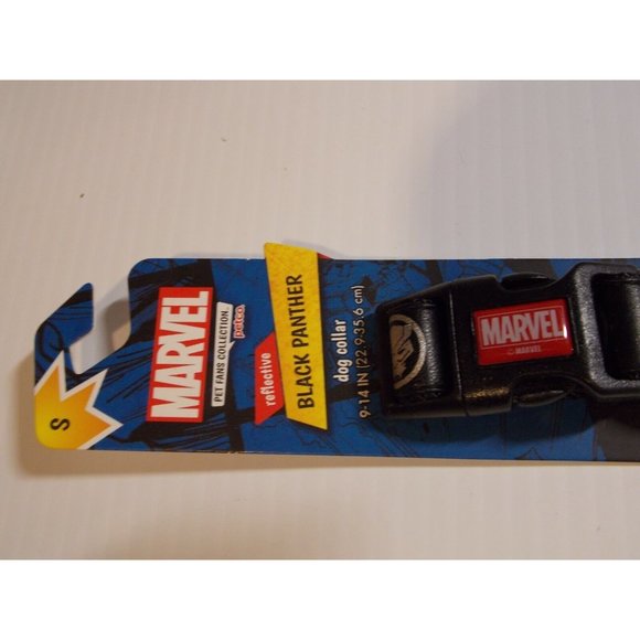 Marvel Black Panther Dog Collar Size Small S Brand New - Picture 2 of 6